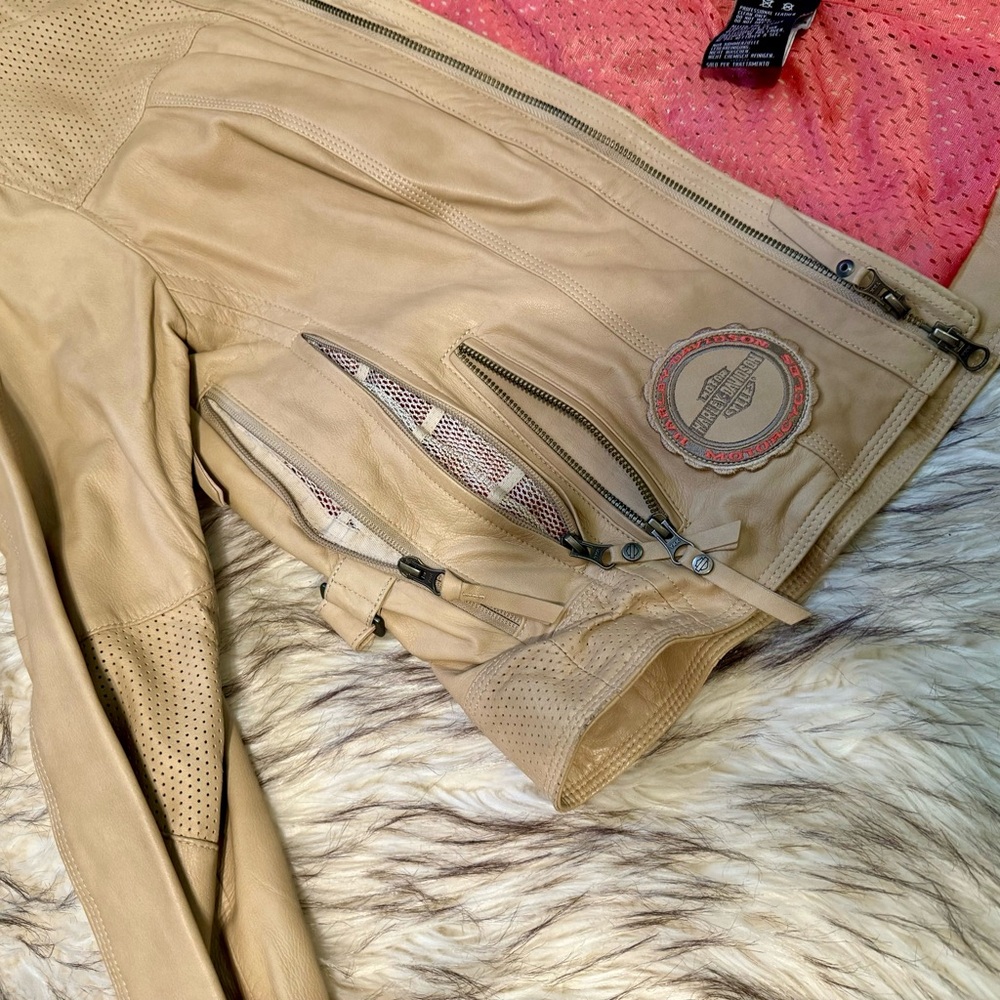 Harley Davidson leather jacket (S) - Picture 5 of 12